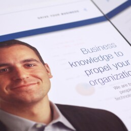 Korzenowski Design – Emerging Solutions, sales tools communication brochure