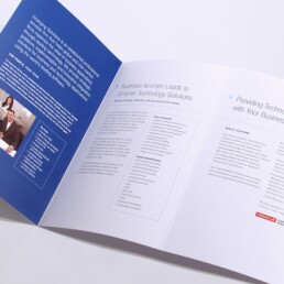 Korzenowski Design – Emerging Solutions, sales tools communication brochure