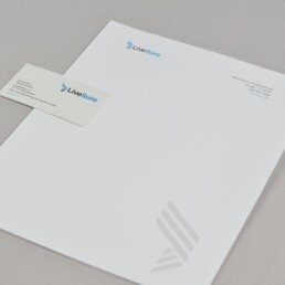 Korzenowski Design – LiveSure, stationery business card