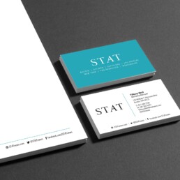 Korzenowski Design – STAT, marketing collateral unique business card