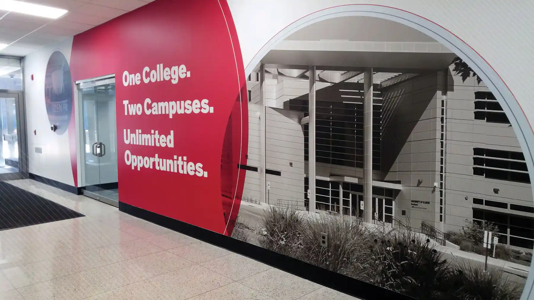 UIC wall graphics