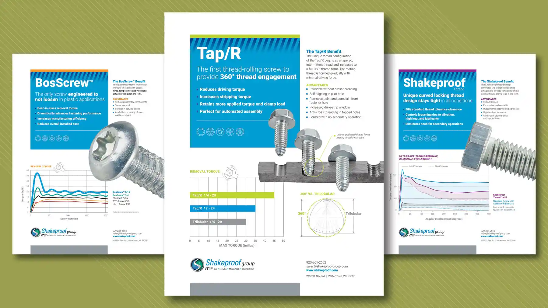 Shakeproof brochures